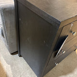 Nora 3-Drawer DRESSERS/CHESTS Black 34w18d33h