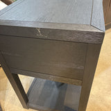 Celine 1-Drawer NIGHTSTAND Black 21w17d27h