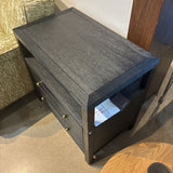 Celine 2-Drawer NIGHTSTAND Black 28w17d27h