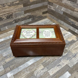 Cottage Garden Sister Woodgrain Music Box ACCESSORIES 6w4d2.5h