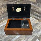 Cottage Garden Sister Woodgrain Music Box ACCESSORIES 6w4d2.5h