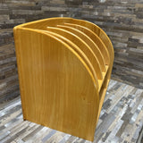 Solid Maple Wooden Desk Organizer ACCESSORIES 17w9.5d12h