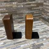 2pc Set Vintage American Walnut Bookends ACCESSORIES 3w2d6h