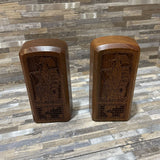 2pc Set Vintage American Walnut Bookends ACCESSORIES 3w2d6h