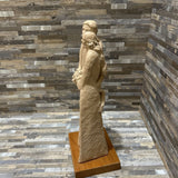 Vintage 1978 Claude Leclerc Bride & Groom Sculpture By Austin Productions ACCESSORIES 6w5d15h