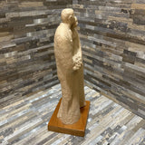 Vintage 1978 Claude Leclerc Bride & Groom Sculpture By Austin Productions ACCESSORIES 6w5d15h
