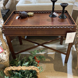 Lane Chippendale Style Carved SIDE TABLE Mahogany 33w19d26h