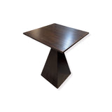 Titus Modern End Table END/SIDE TABLE Dark Brown 18w18d24h