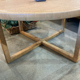 Captiva Natural Rattan Round COFFEE/COCKTAIL TABLE Natural 39w39d19.5h