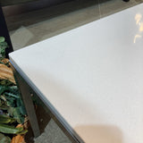 Quartz Top COFFEE/COCKTAIL TABLE White/Silver 60w24d16h