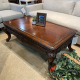 Rectangular Traditional COFFEE/COCKTAIL TABLE Brown 52w30d19h