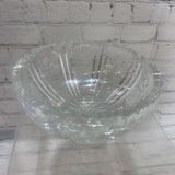Saw Tooth Edge Crystal Bowl ACCESSORIES Clear 7Wx3.5H
