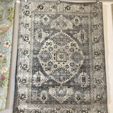 Surya Beige Indoor Medallion Area Rug RUG Blue 5'3x7'3