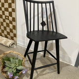 Lulu and Georgia Lanae Counter Stool BAR/COUNTER STOOL Black 18w20d39h