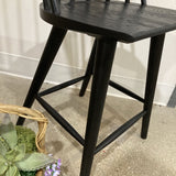 Lulu and Georgia Lanae Counter Stool BAR/COUNTER STOOL Black 18w20d39h