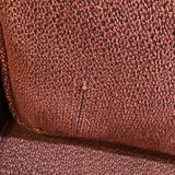 Contrast Fabric w/ Leather Base LOVE SEAT 64w40d31h