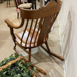 Antique Oak w/ Lion's Head Arms ROCKING CHAIRS 24Wx34Dx37H