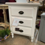 Easterbrook 3-Drawer NIGHTSTAND White 22w16d29h