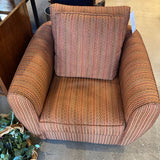 Vintage Fabric Swivel Club Chair CHAIR 36w34d26h