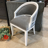 Made Goods Sylvia Modern Side Chair DINING CHAIRS White/Gray 22w21d37h