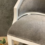 Made Goods Sylvia Modern Side Chair DINING CHAIRS White/Gray 22w21d37h