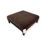 Carson Pirie Scott Oversized Upholstered Fabric OTTOMANS Brown 42w42d16h