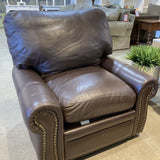 American Leather Classic Rocker/Swivel w/ Nail Head Trim RECLINERS Brown 41w35d40h