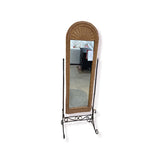 Freestanding Wicker/Metal Mirror MIRRORS 24w18d72h