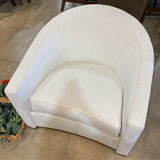 Holly Hunt Sevilla Swivel Lounger LOUNGE CHAIRS White 35w35d29h