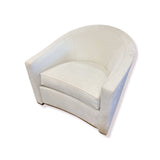 Holly Hunt Sevilla Swivel Lounger LOUNGE CHAIRS White 35w35d29h