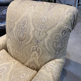 Fairfield Skirted Upholstered In Champagne Damask CHAIR 34w34d34h