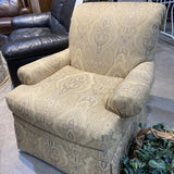 Fairfield Skirted Upholstered In Champagne Damask CHAIR 34w34d34h