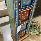 Amir Hand Painted Artifacts CABINET 16w12d60h