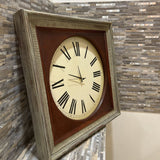 Large Rustic Framed Wall Clock ACCESSORIES 29w4d29h