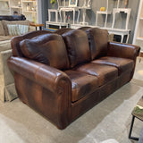 Leather Italia Cambria Arizona Marco Leather SOFA 89w39d41h