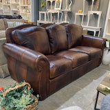 Leather Italia Cambria Arizona Marco Leather SOFA 89w39d41h