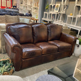 Leather Italia Cambria Arizona Marco Leather SOFA 89w39d41h