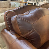 Leather Italia Cambria Arizona Marco Leather SOFA 89w39d41h