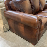 Leather Italia Cambria Arizona Marco Leather SOFA 89w39d41h