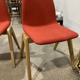 NaughtOne By Herman Miller Viv Modern Upholstered CHAIR Orange 20w20d32h