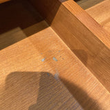 Mission Style Solid Oak 5-Drawer DESKS 59w30d30h