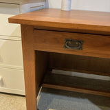 Mission Style Solid Oak 5-Drawer DESKS 59w30d30h