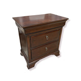 Traditional 2-Drawer NIGHTSTAND 31Wx19Dx31H
