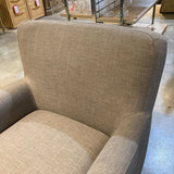 Minimalist Linen Arm CHAIR Taupe 30Wx27Dx32H