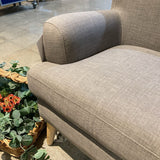 Minimalist Linen Arm CHAIR Taupe 30Wx27Dx32H