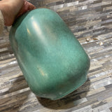 CB2 Circa Ceramic Vase ACCESSORIES Aqua 8Wx10.5H