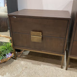Sunpan Jade Antique Brass NIGHTSTAND 25.5w17.5d25h