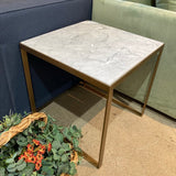 Marble Top Square Table END/SIDE TABLE 22w22d22h