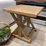 Modern Farmhouse Square END/SIDE TABLE 22w22d22h