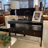 Philmore 3-Drawer w/ Smoked Glass Top FURNITURE 47w17d30h